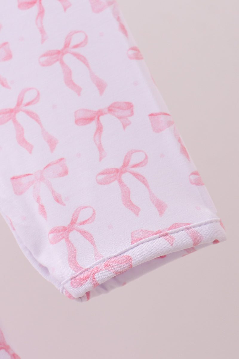 Premium tiny bow delight bamboo dress