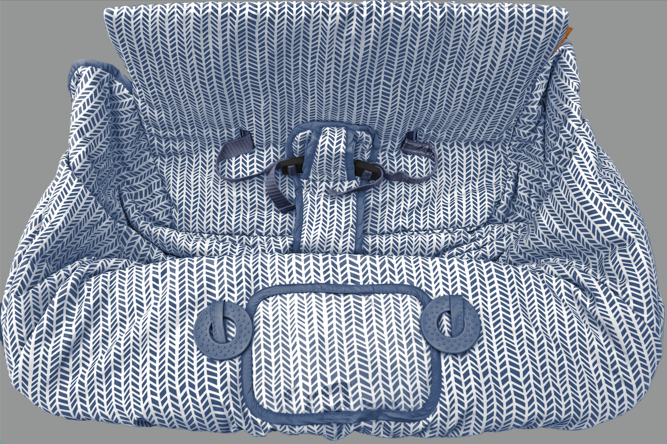 Baby Shopping Cart Cover | Blue Little Arrows Design