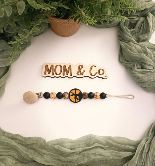 Deer Hunting Pacifier Clip