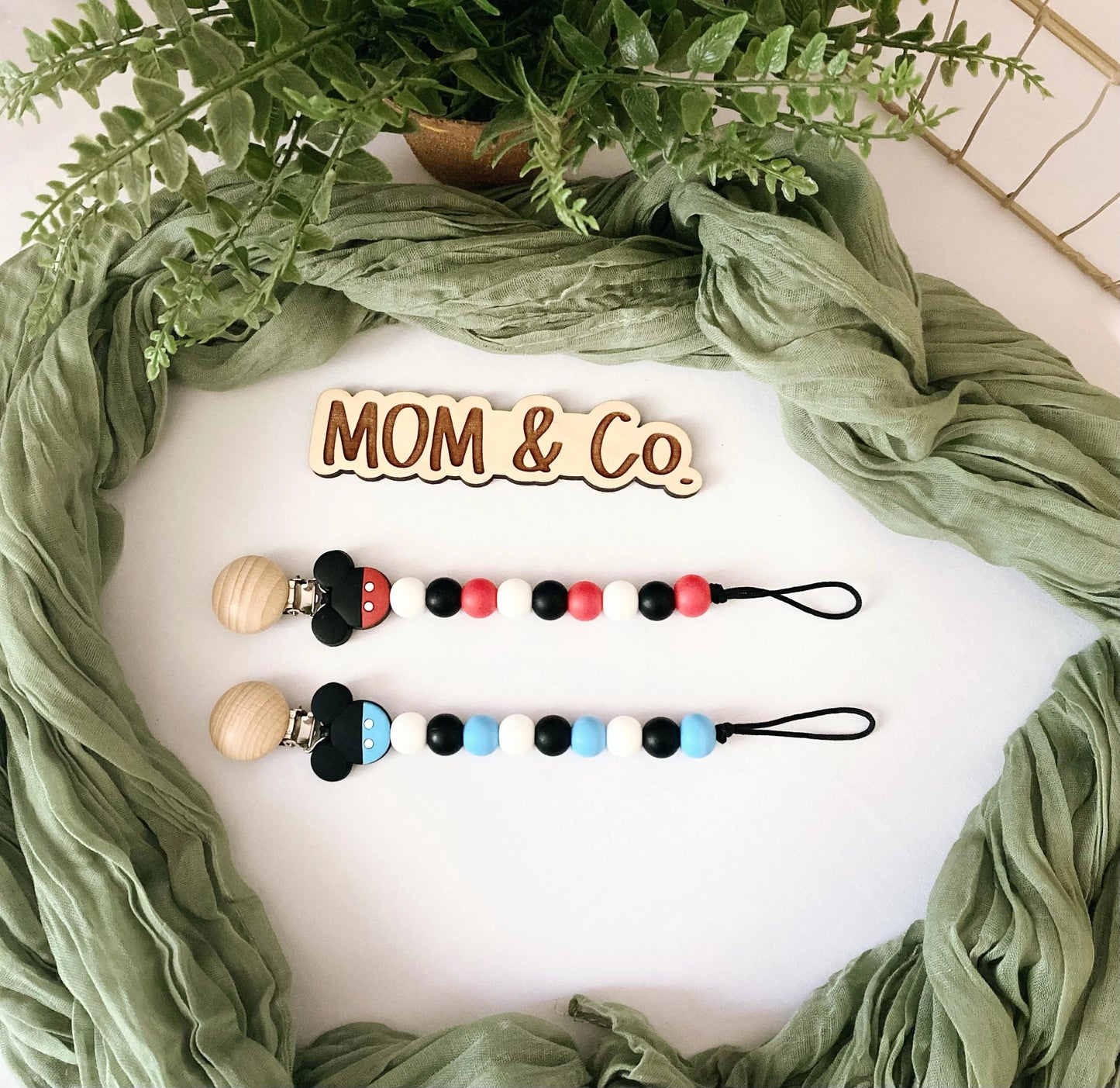 Mouse Pacifier Clip