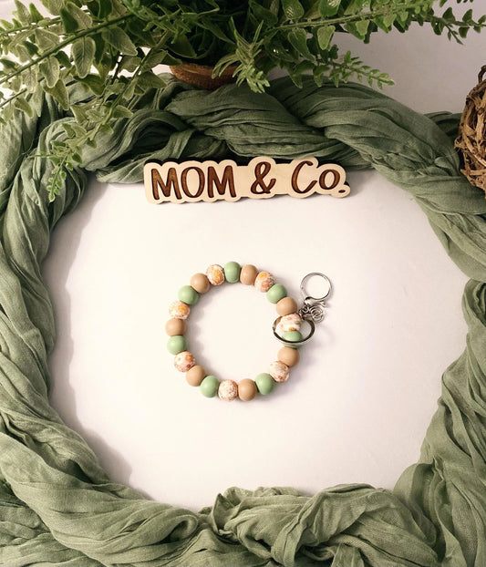 Wildflower Silicone Bead Wristlet