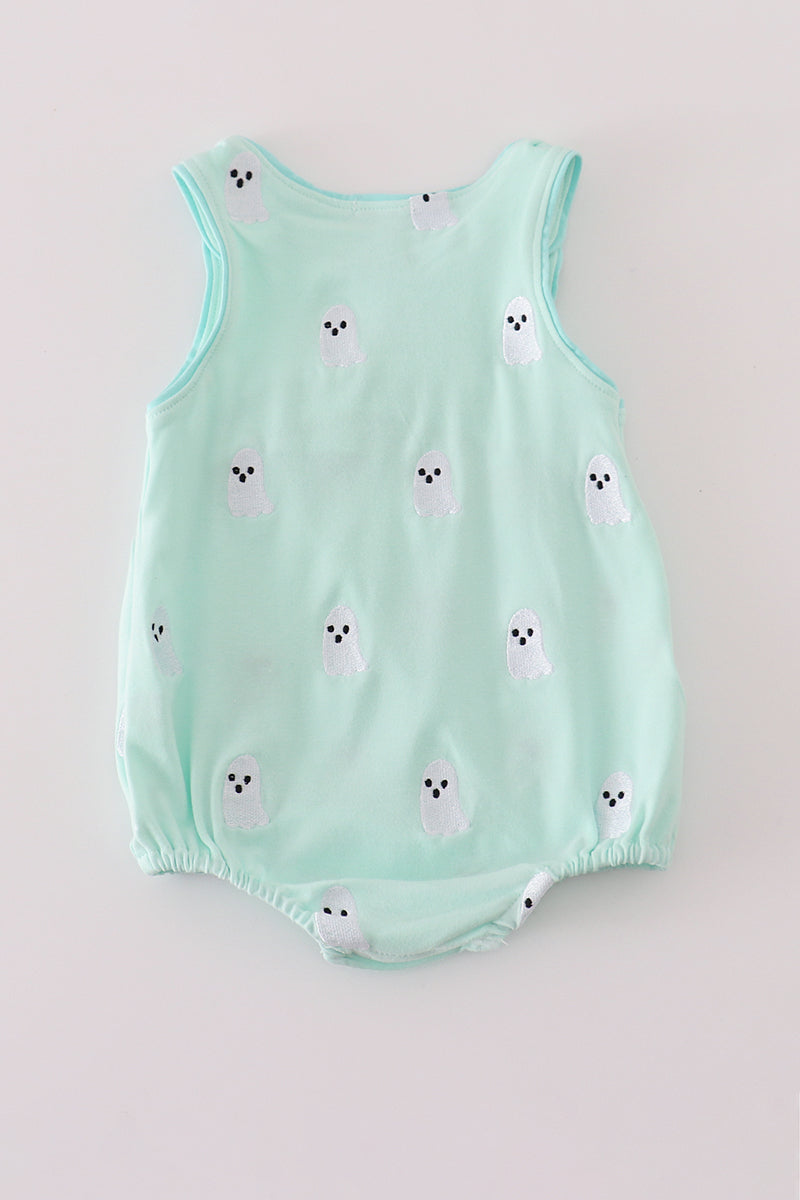 Green ghost embroidery bubble