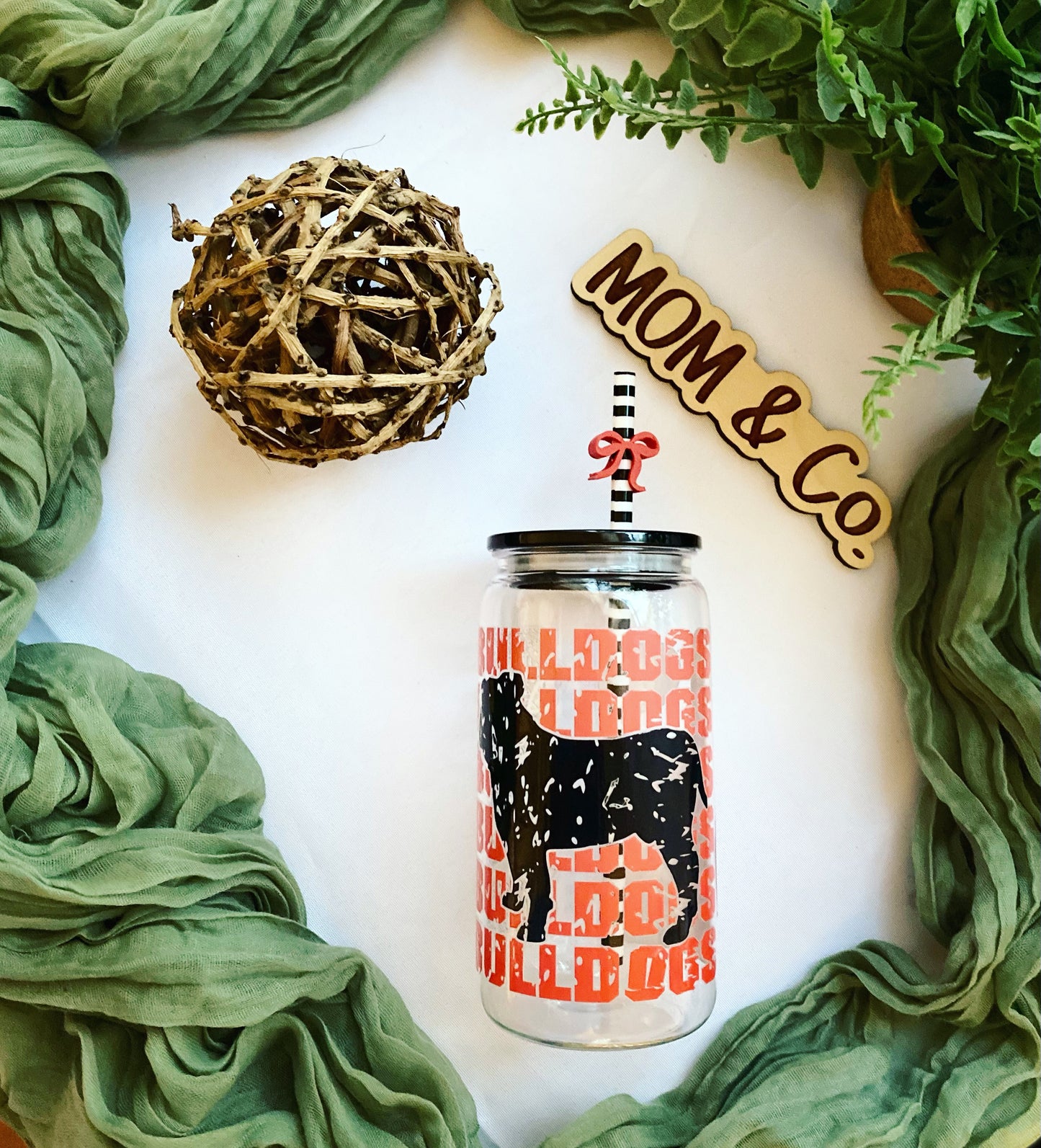 Georgia Bulldawgs Plastic Acrylic Cup