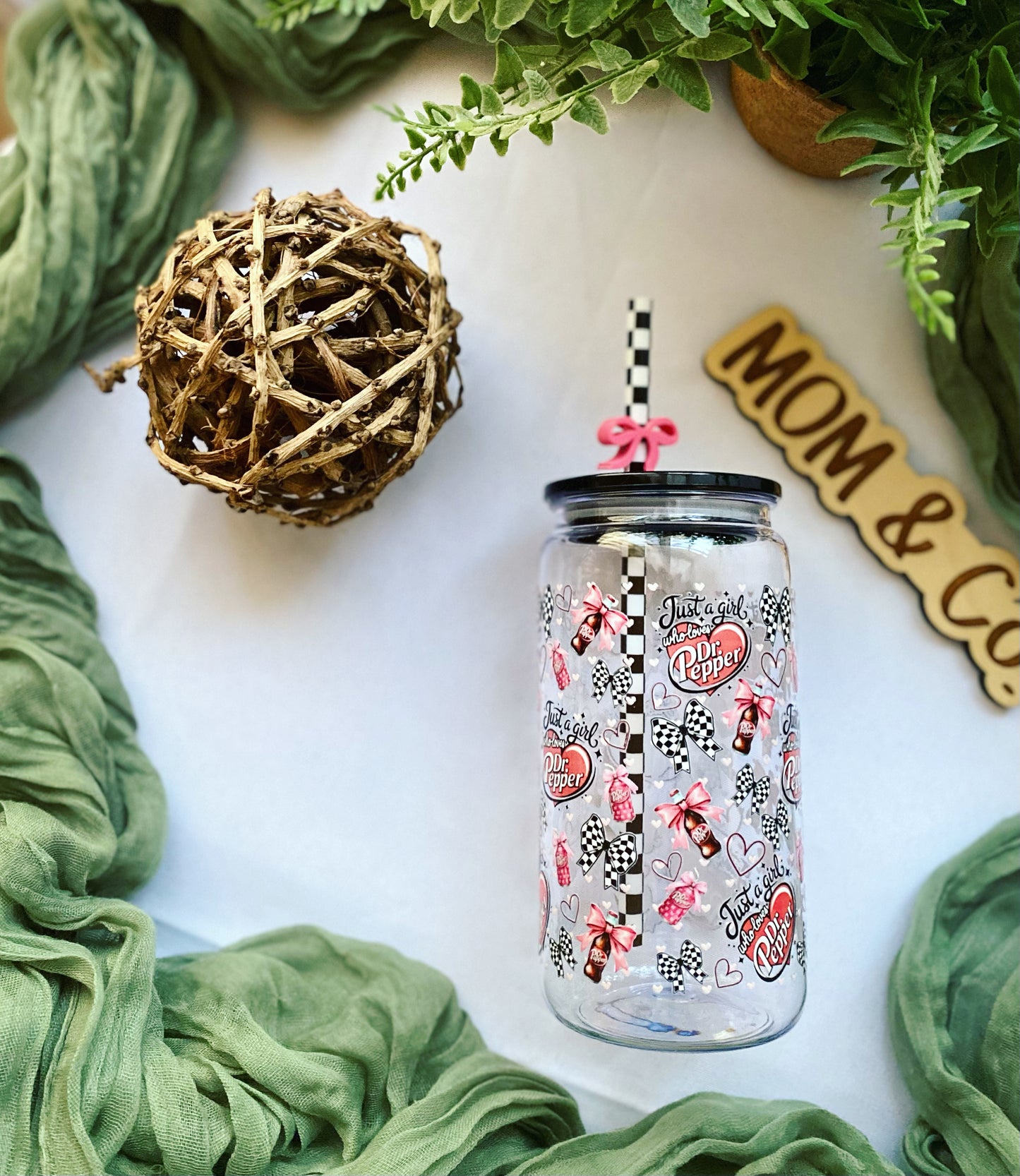 Just a Girl Who Loves Dr. Pepper Plastic Acrylic Cup