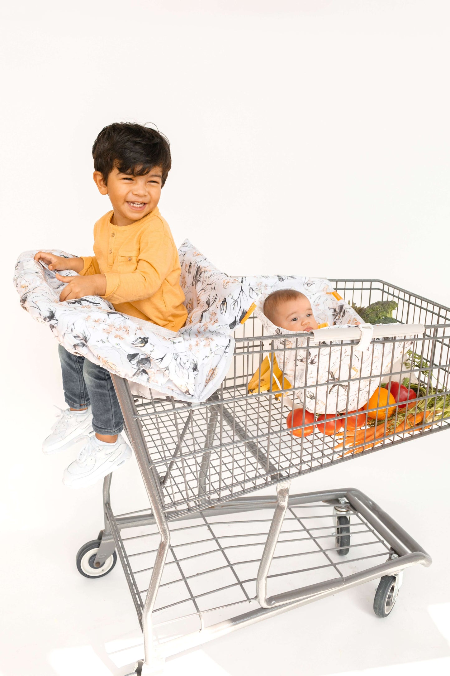 Baby Shopping Cart Cover | Coming Up Roses Beautiful Floral Print