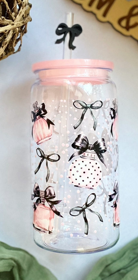 Perfume Girl Plastic Acrylic Cup