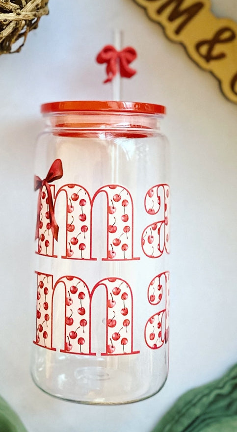 Cherry Mama Plastic Acrylic Cup