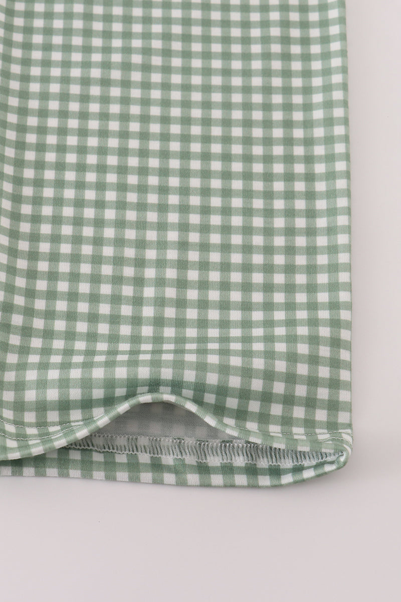 Highland cow embroidery pants set