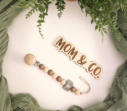 Belt Buckle Pacifier Clip