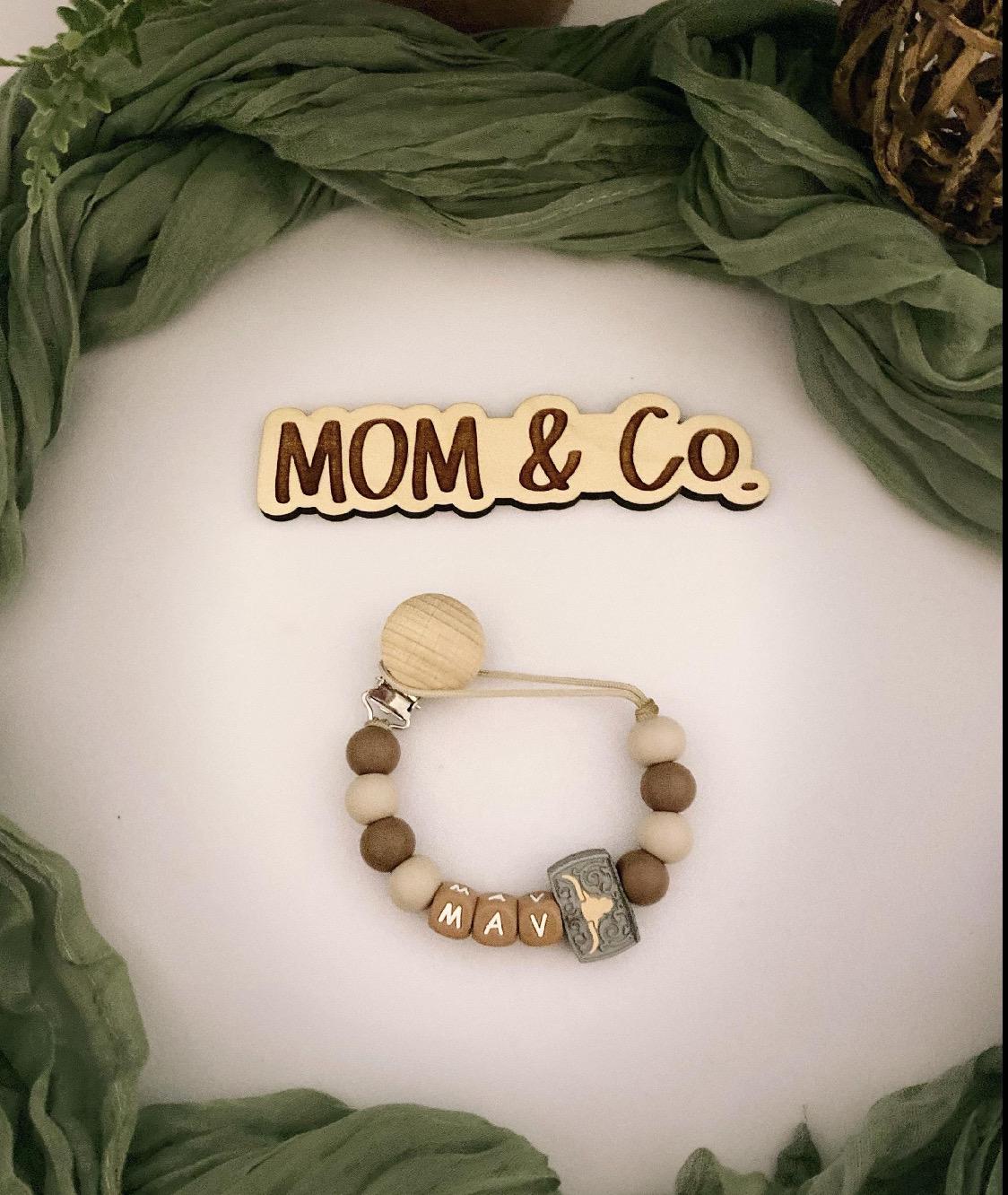 Belt Buckle Pacifier Clip