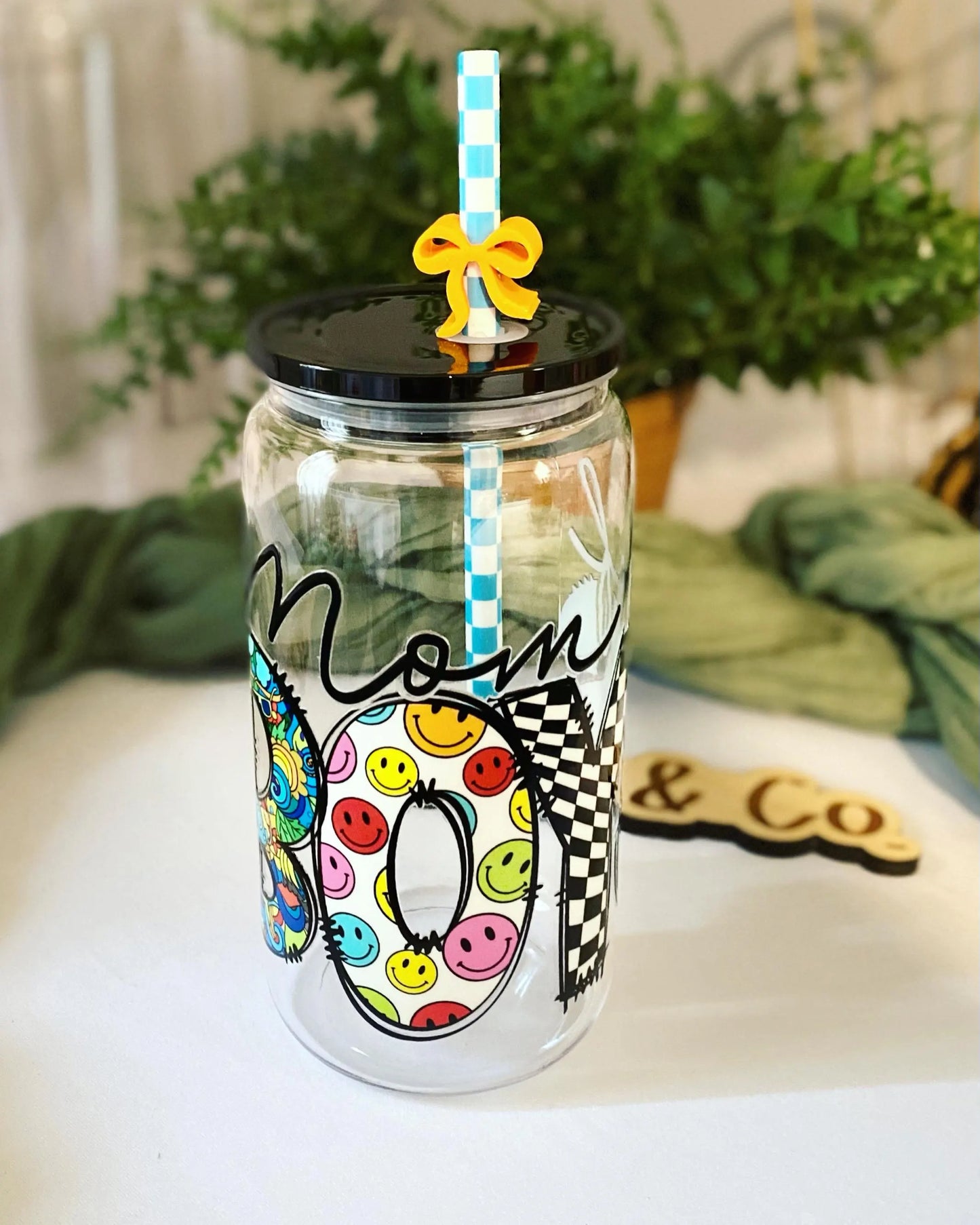 Mom of Boys Plastic/Acrylic Cup