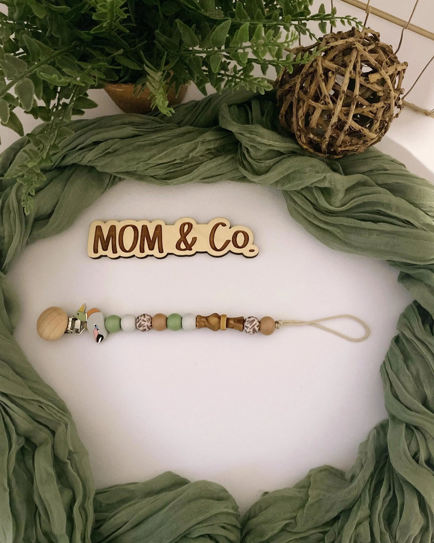 Duck Call Pacifier Clip