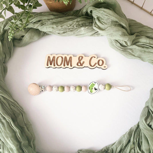 Gone Fishing Pacifier Clip